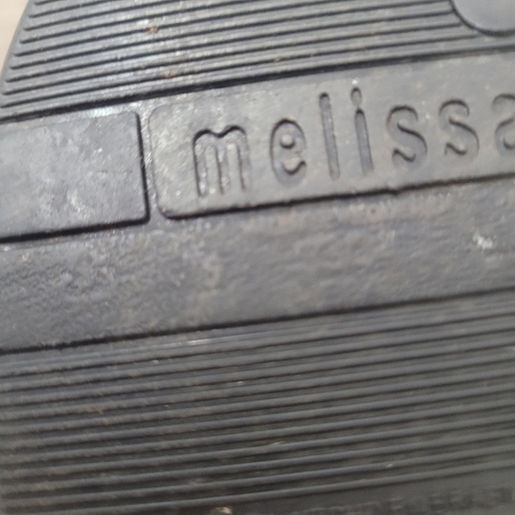 Melissa black big bow sandals size 5 - Picture 5 of 6